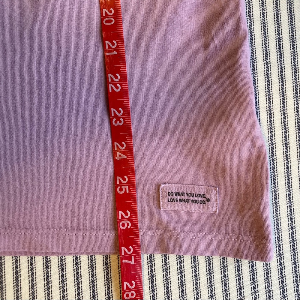 NWOT Life Is Good Women’s Mauve/Pink Long Sleeve Tee, with Cat Snowman, Size XL - Picture 6 of 13
